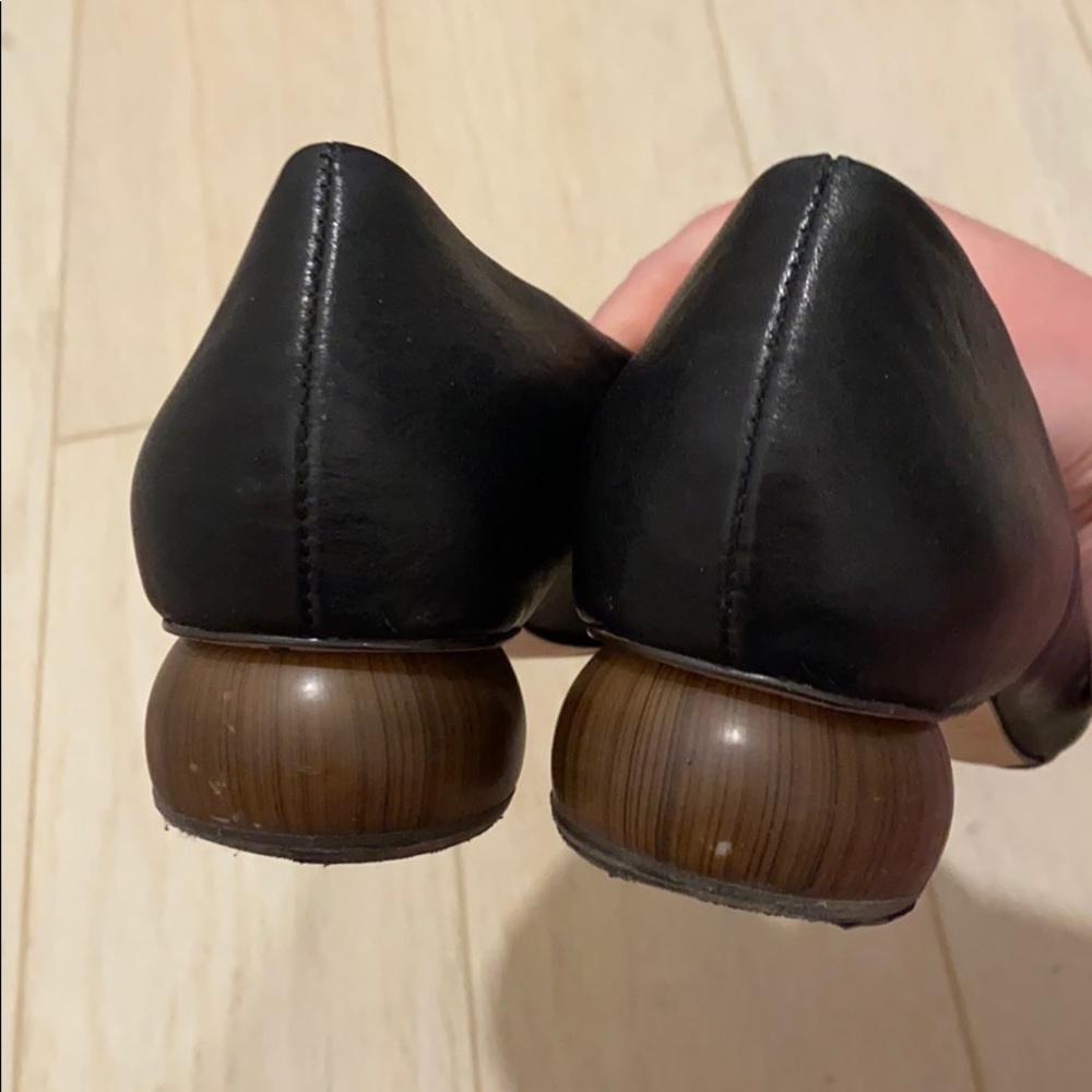 Massimo Dutti black court ballet flats sz 39 - Picture 9 of 14